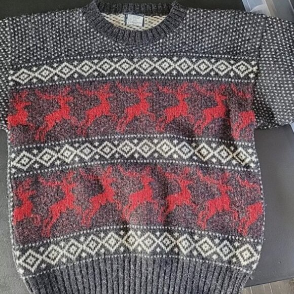 Nordstrom Wool Christmas Sweater size Medium - Picture 1 of 5